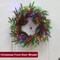Lighted Christmas Wreaths for Front Door (Red/Green) 4"D x 20"W x 20"H